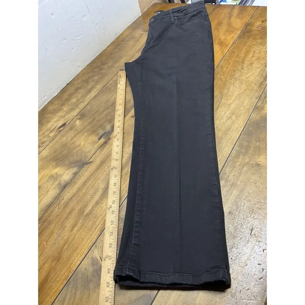 JACK OF SPADES Jeans Men's 36x30 Black High Roller Denim Straight Leg